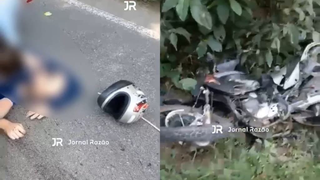 Motociclista tem perna amputada em gravíssimo acidente na SC-390