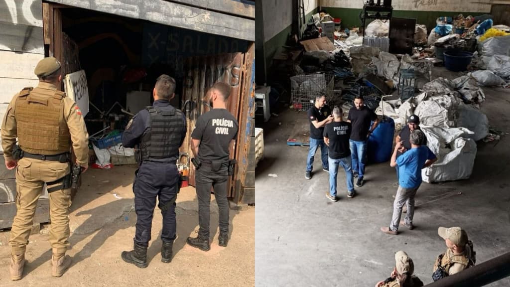 Polícia Civil de Itajaí combate comércio ilegal de cobre roubado