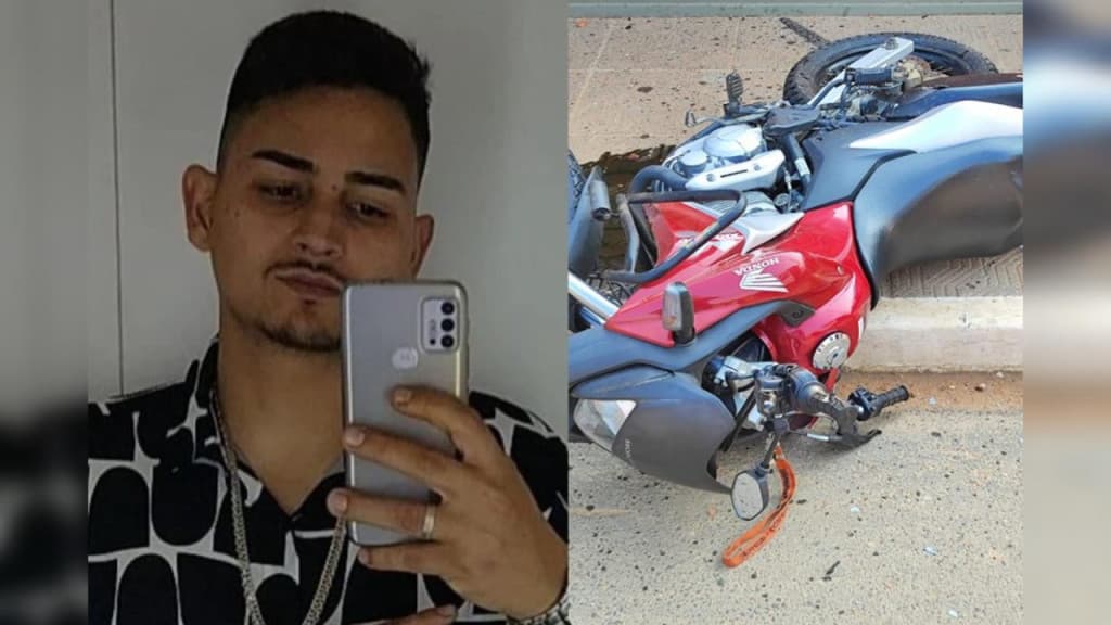 Jovem morre em grave acidente após deixar esposa no trabalho