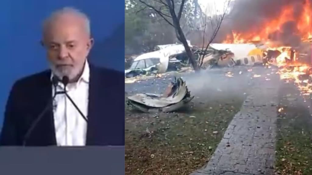 EM SC: Lula pede minuto de silêncio por vítimas de queda de avião