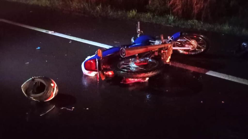 Motociclista morre em grave acidente na BR-282
