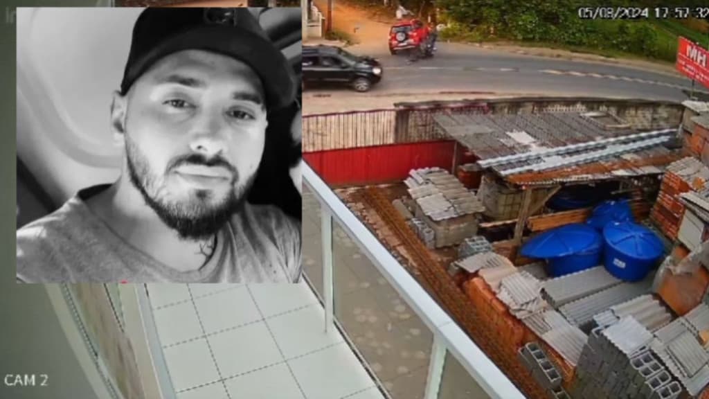 “Morreu ao lado de sua pizzaria”: vídeo mostra acidente que matou empresário em SC