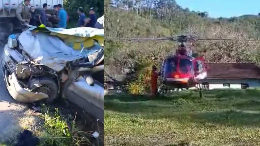 Grave acidente mobiliza o Arcanjo em Canelinha