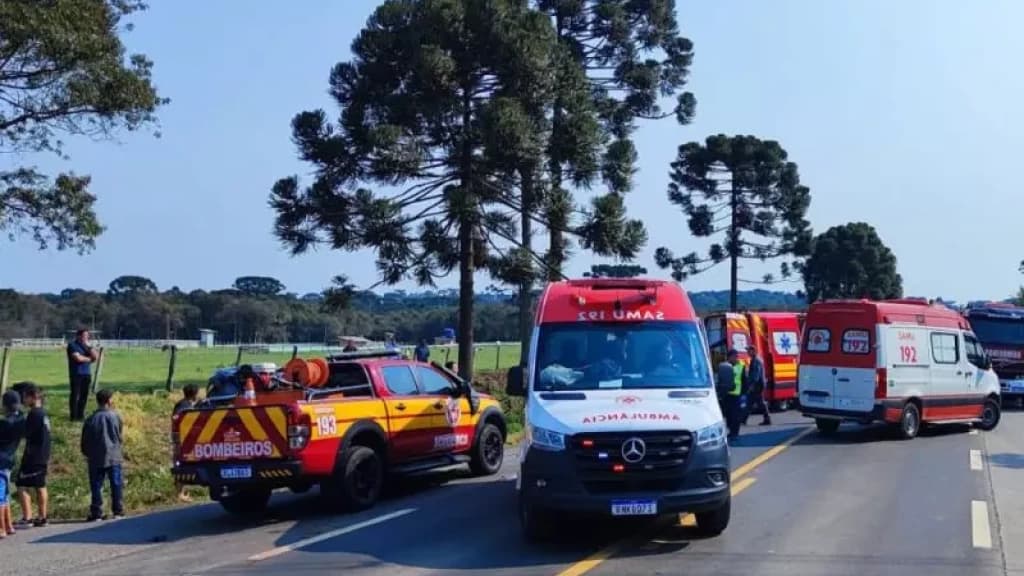 Medalhista olímpico se envolve em acidente entre veículos na BR-280, em SC