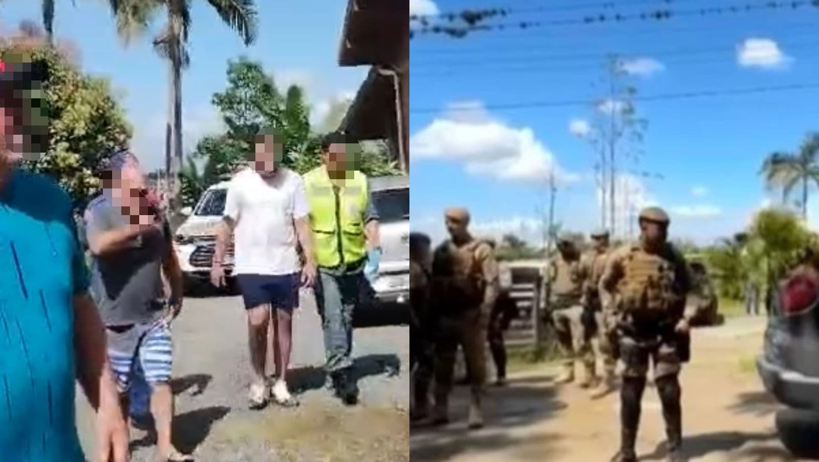 Morador que matou bandidos durante assalto em residência foi encaminhado ao hospital