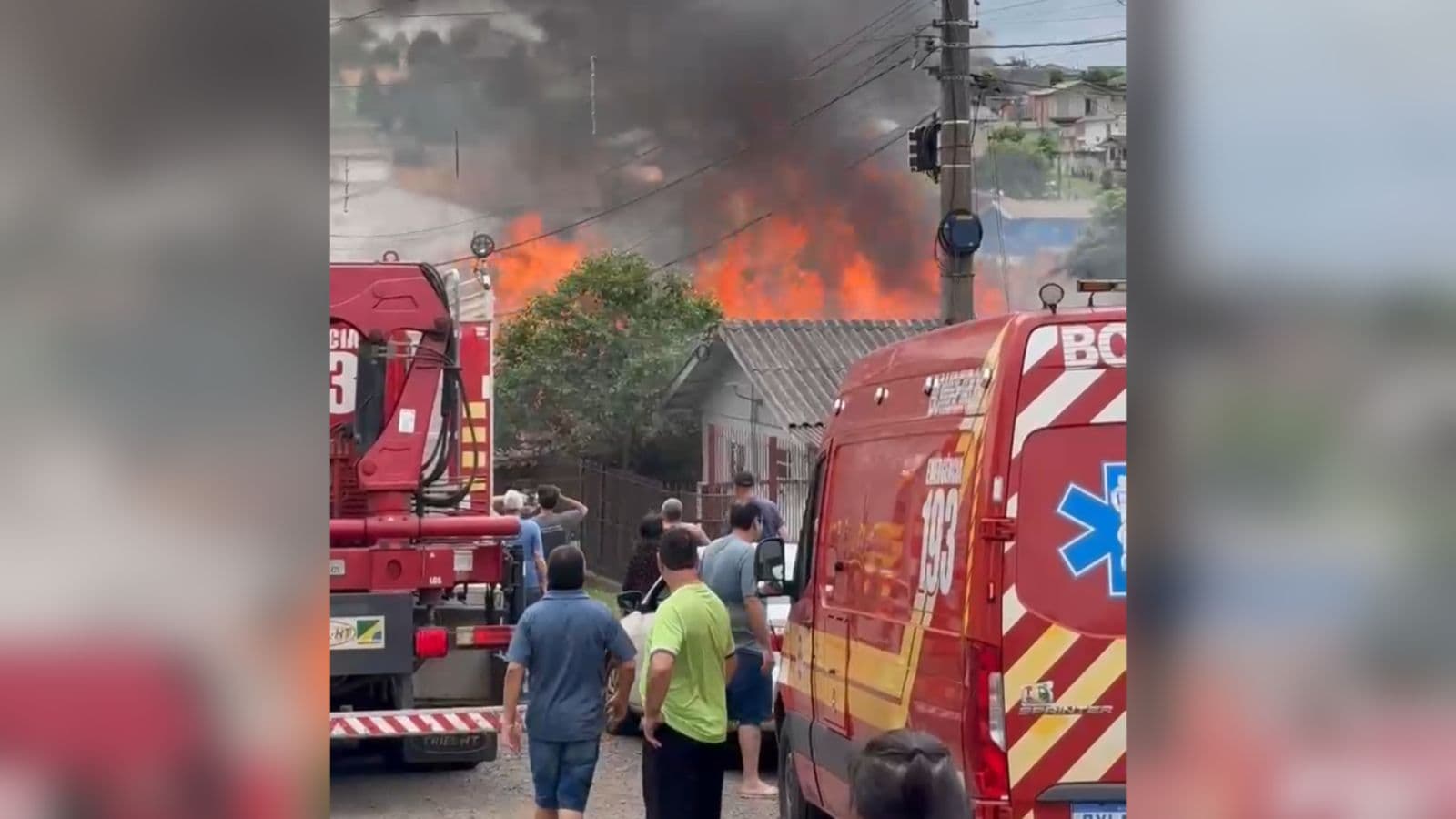 “Trancou dentro do quarto”: Filho mata pai carbonizado após incendiar residência da família