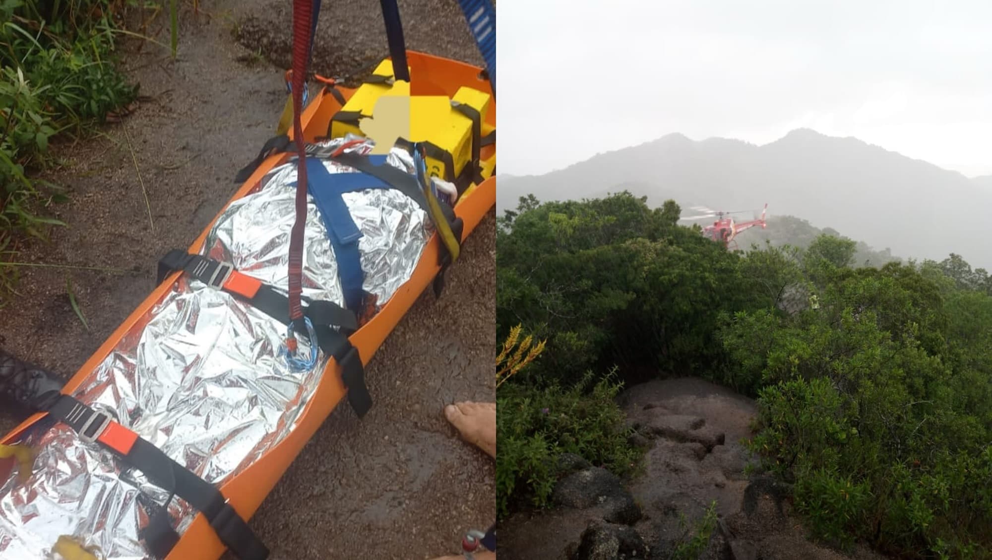 Mulher de 62 anos sofre acidente grave em trilha famosa de Bombinhas