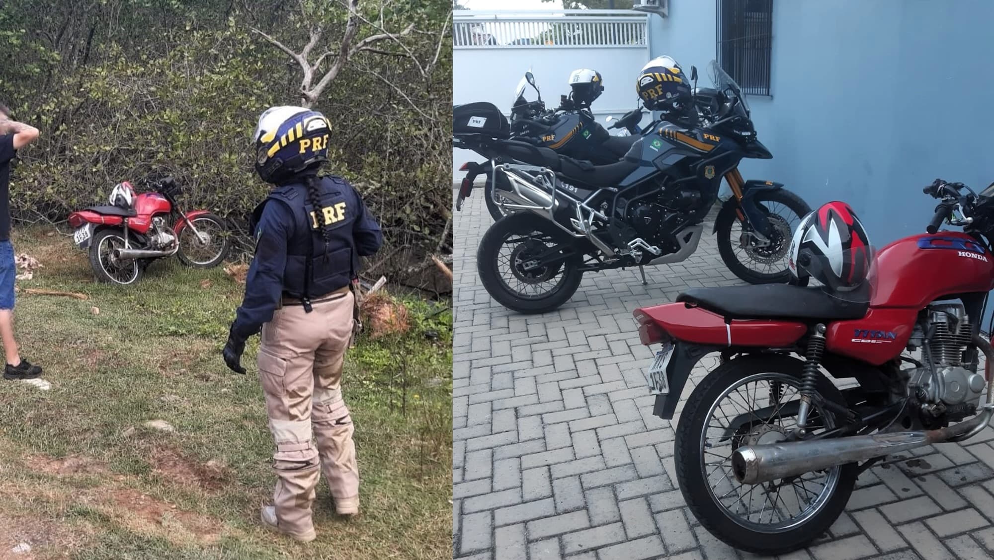 Motociclista é preso depois de fugir da abordagem na BR-101 em Balneário Piçarras