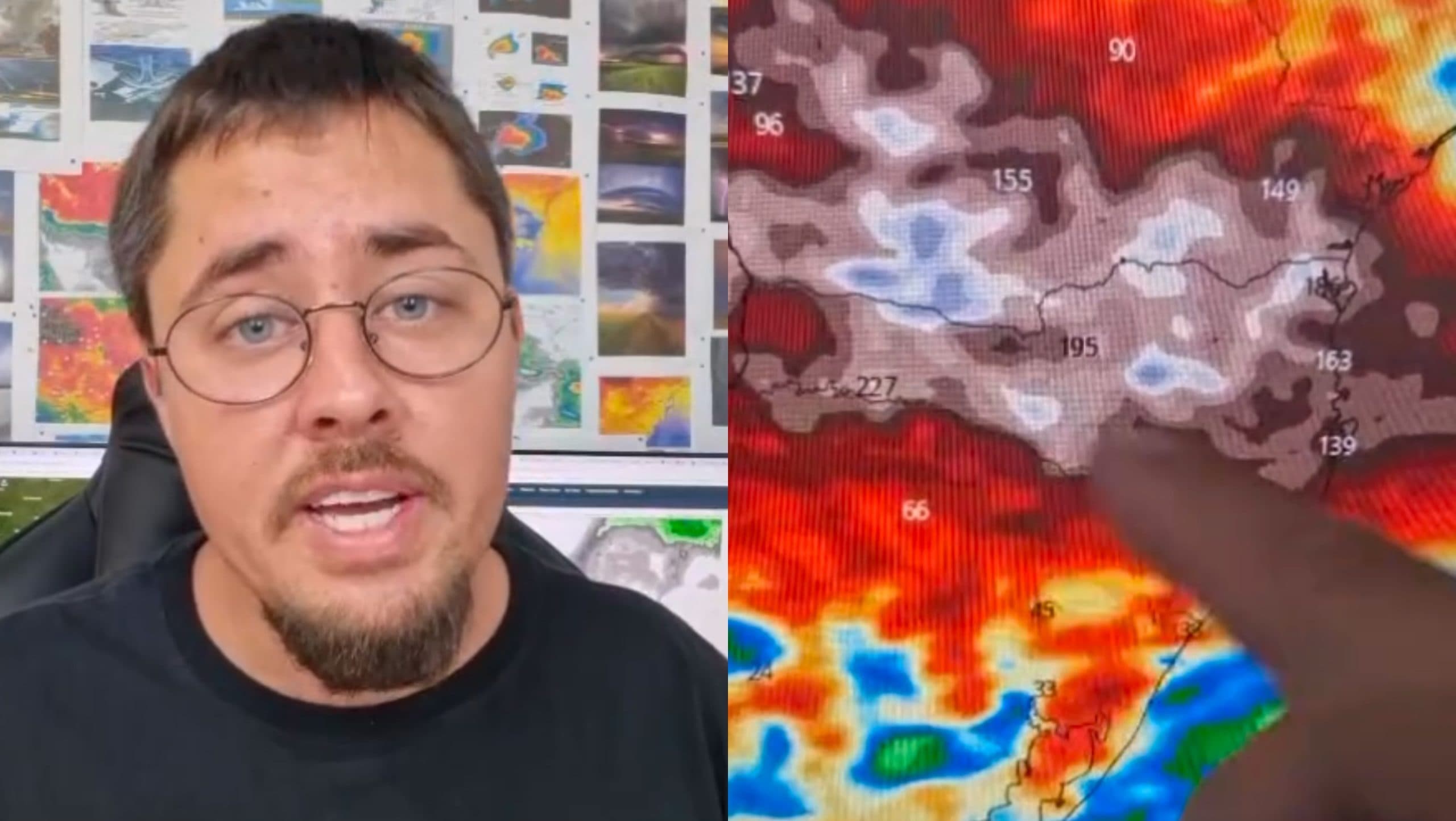 “Situação caótica e desastrosa”: Piter Scheuer alerta para mais de 300 mm de chuva em SC