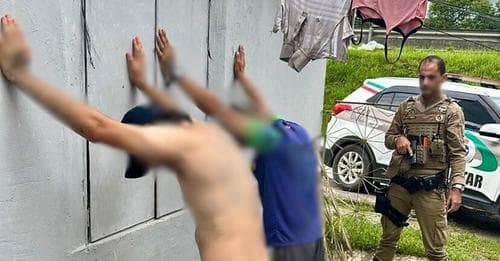 Ladrões fazem “alongamento” após furto de moto em Itapema