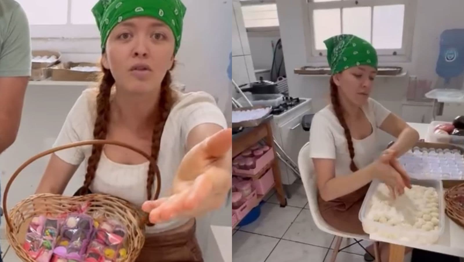 “Quero alegrar as pessoas” Vendedora de doces precisa de cadeira de rodas para trabalhar