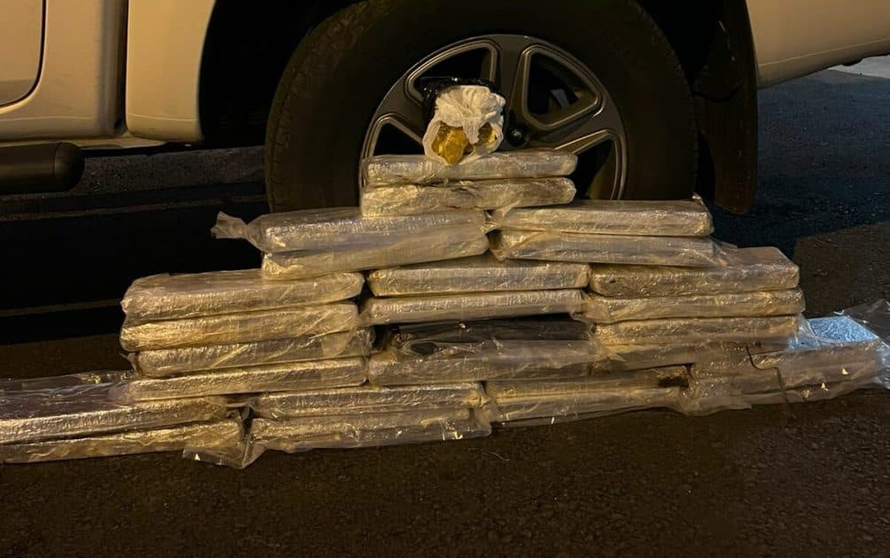 “Mãe” é presa com mais de 23 quilos de drogas enquanto viajava com bebê em ônibus