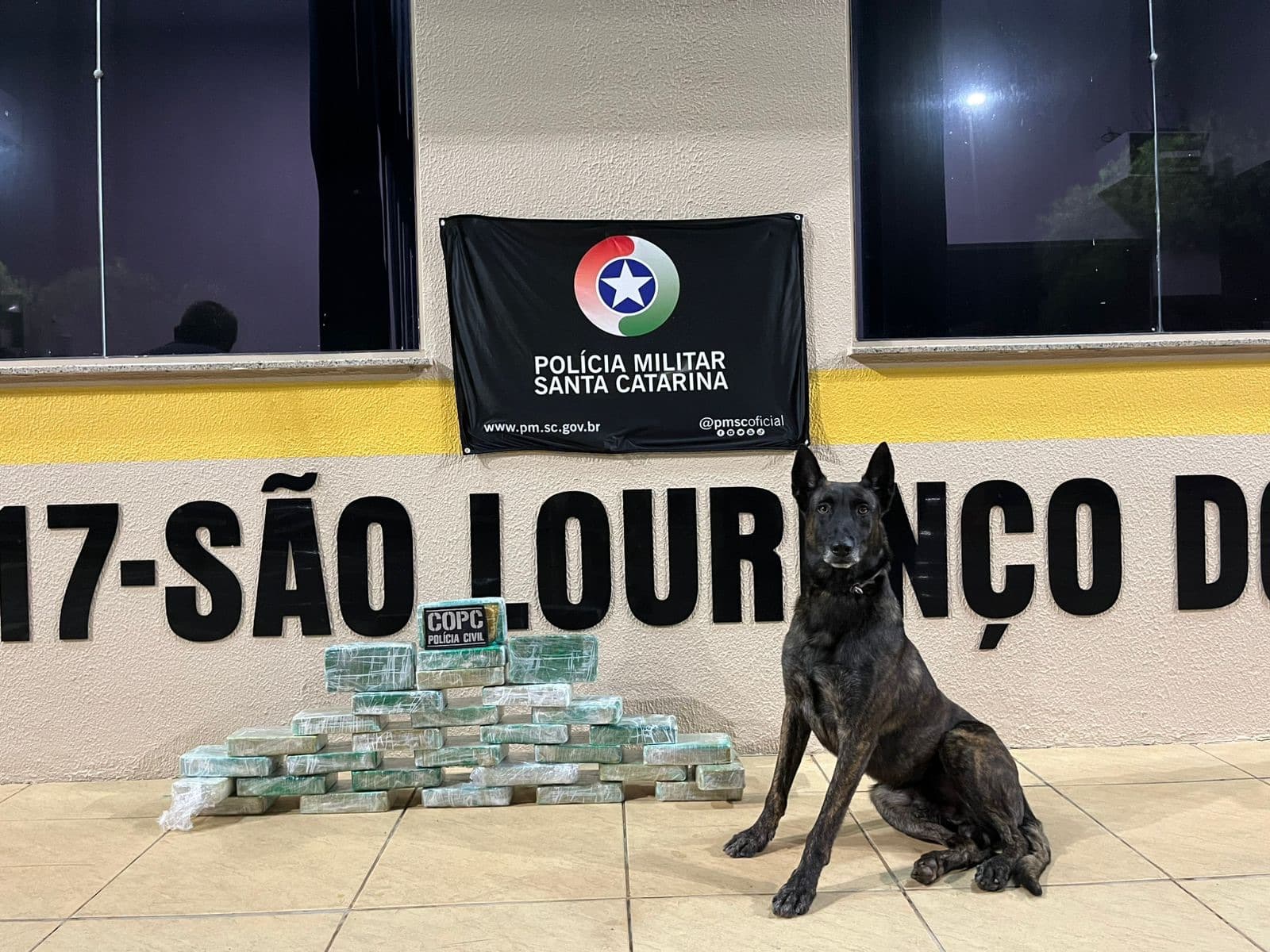 Caminhão do RS transportava 30,5 kg de crack disfarçados em carga de móveis na SC-157