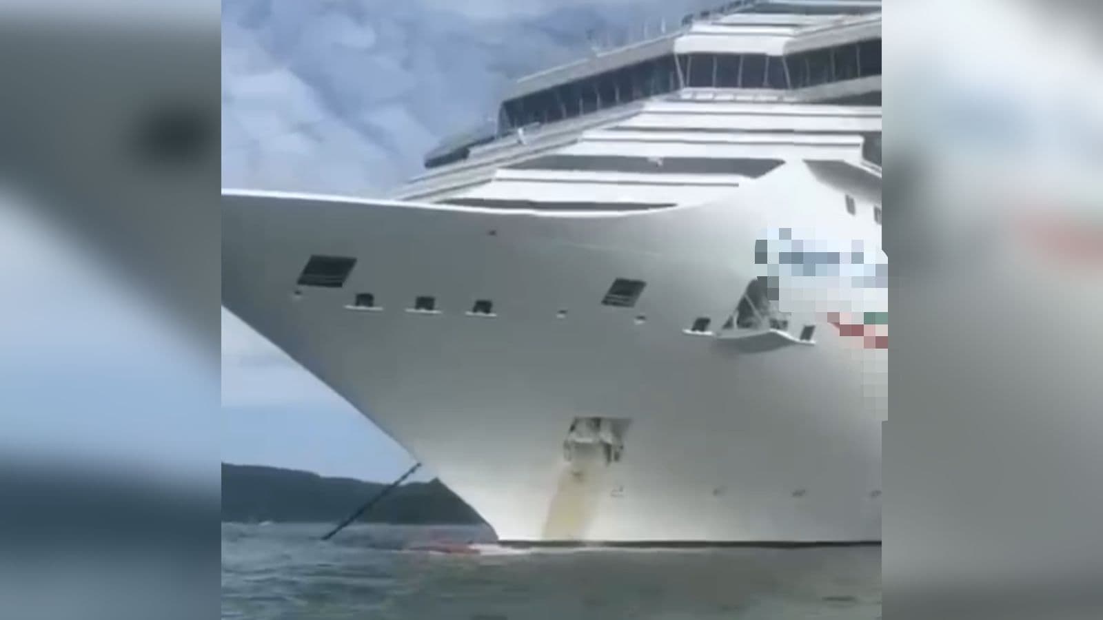 “Dando descarga no mar”: Turista filma cruzeiro e causa polemica em Balneário Camboriú