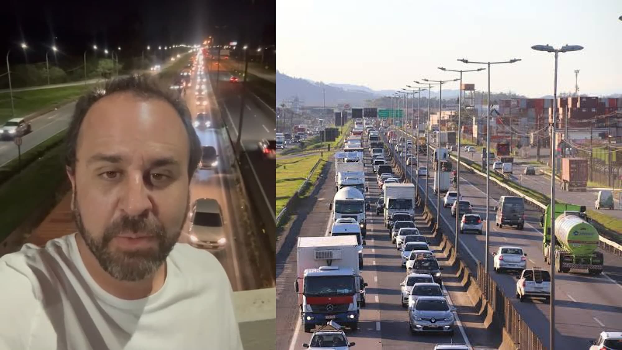 Ex-prefeito de Bombinhas denuncia travamento e caos na BR-101: “População sofre enquanto nada é feito”