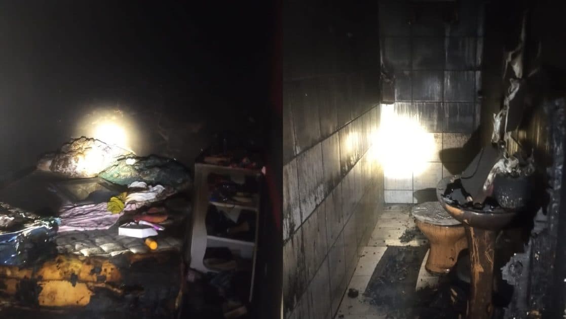 Noite de terror: incêndio destrói casa em São José; bombeiros evitam tragédia