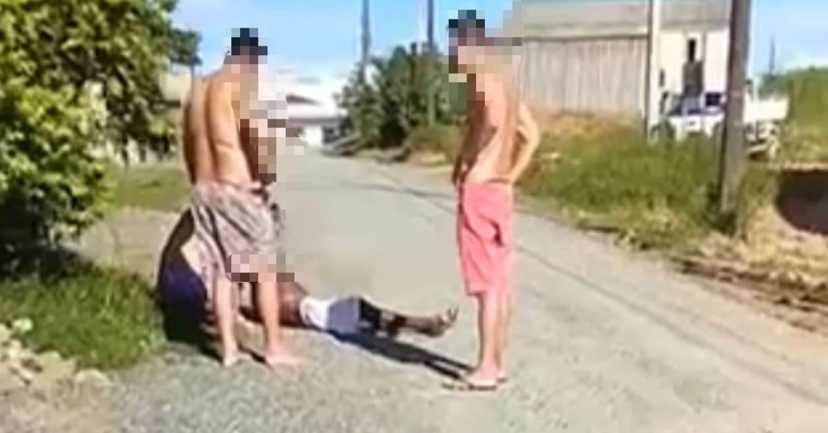 “Pego no flagra”: Ladrão leva surra de moradores em SC após onda de furtos