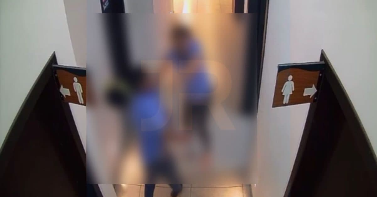 Vídeo flagra momento em que homem ataca mulher com faca e capacete em posto de BC