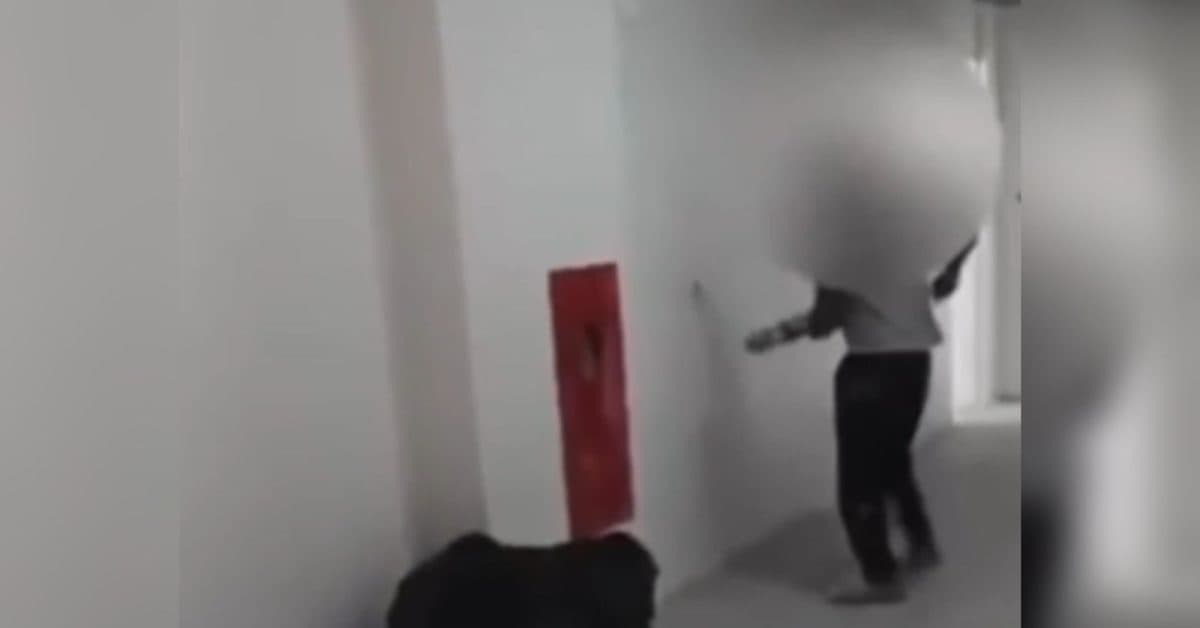 “Tenho filhos para sustentar”: Trabalhador quebra parede de escola após não receber pagamento