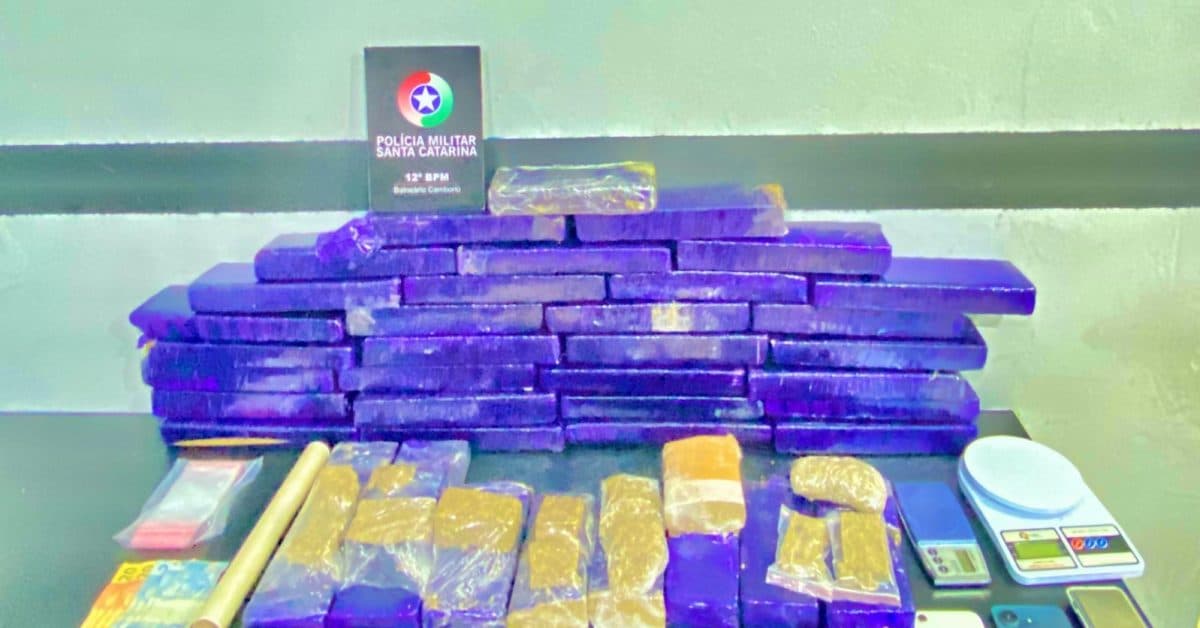 Traficantes são presos com quase 30kg de maconha e ecstasy em Camboriú