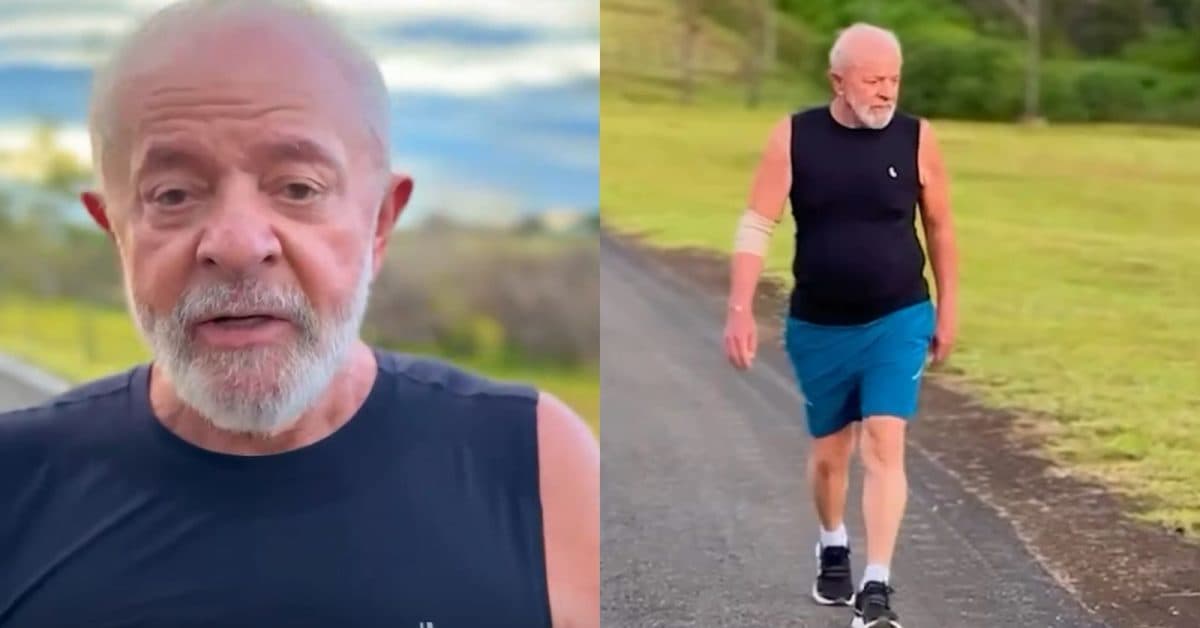 “Andar é de graça”: Lula convida população brasileira a caminhar e cuidar da saúde