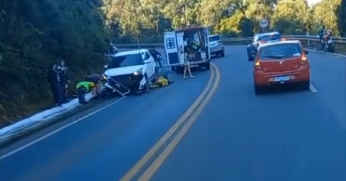 Empresário morre em grave acidente de moto na BR-282