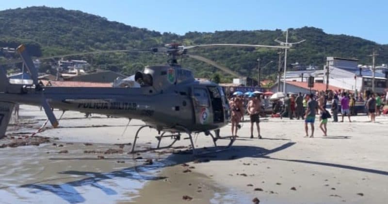 Gaúcho morre após se afogar enquanto nadava em praia de Santa Catarina