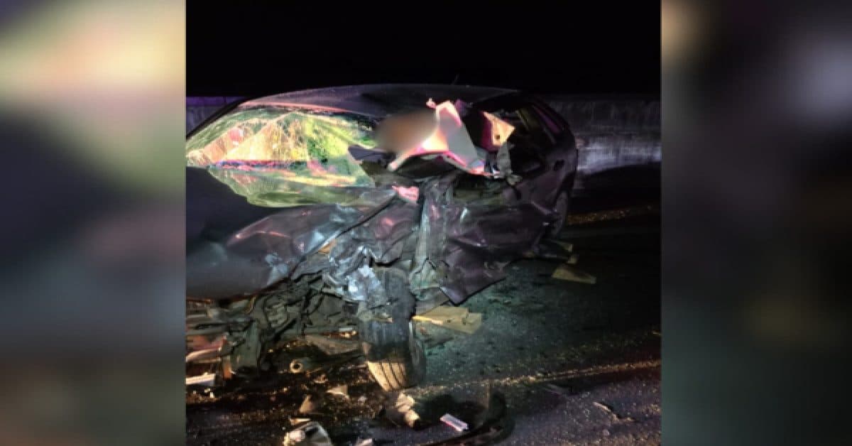 Motorista morre em colisão frontal na BR-470; veículo trafegava na contramão e sem faróis