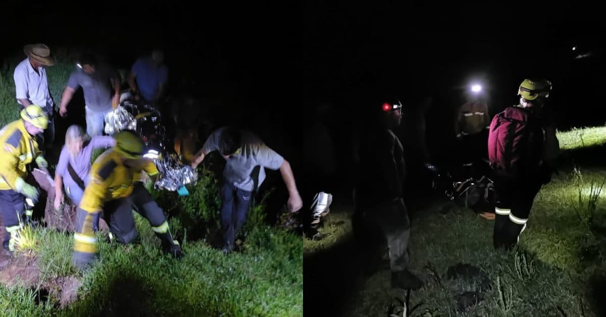 Milagre na SC-112: homem sobrevive após queda de 30 metros em ribanceira