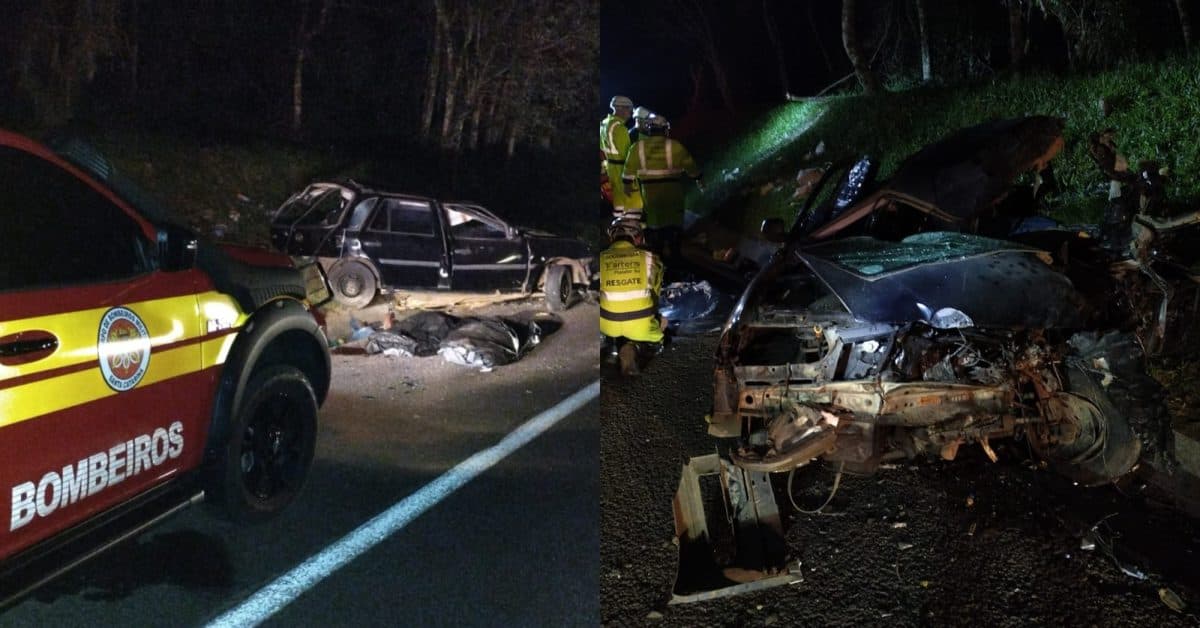 Jovem é arremessada para fora de carro e morre após colisão na BR-116