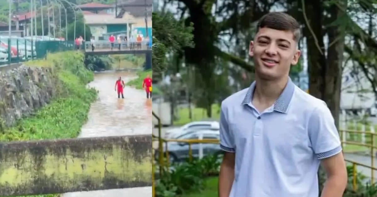 Tristeza em Blumenau: adolescente é levado por correnteza e buscas entram no 2° dia