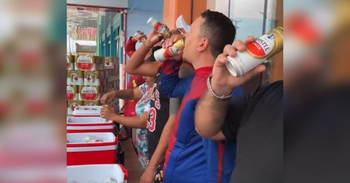 “Deu Homem de Ferro”: Desafio de quem bebe mais cerveja em supermercado viraliza em SC
