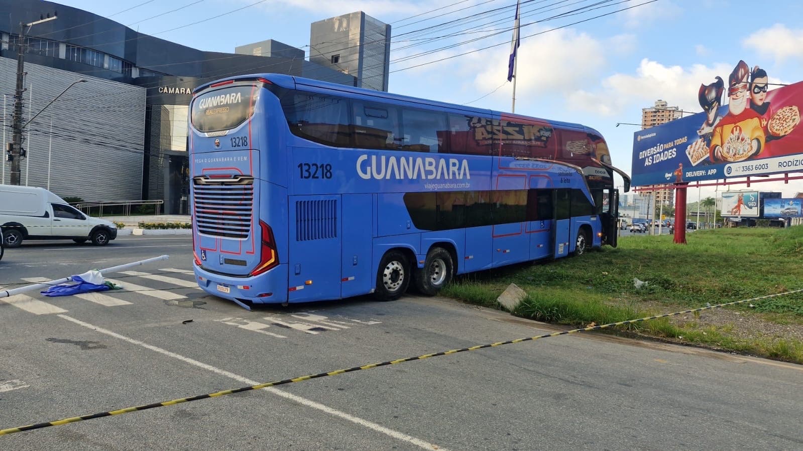 Mal súbito de motorista quase termina em tragédia em Balneário Camboriú