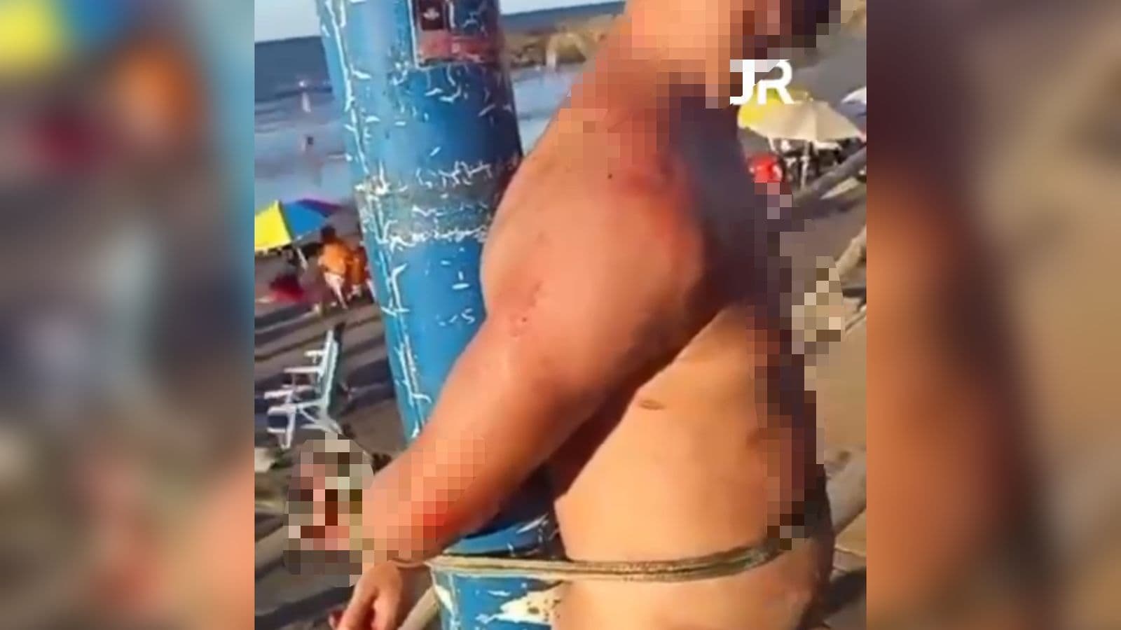 Homem é encontrado machucado e amarrado  em praia de SC