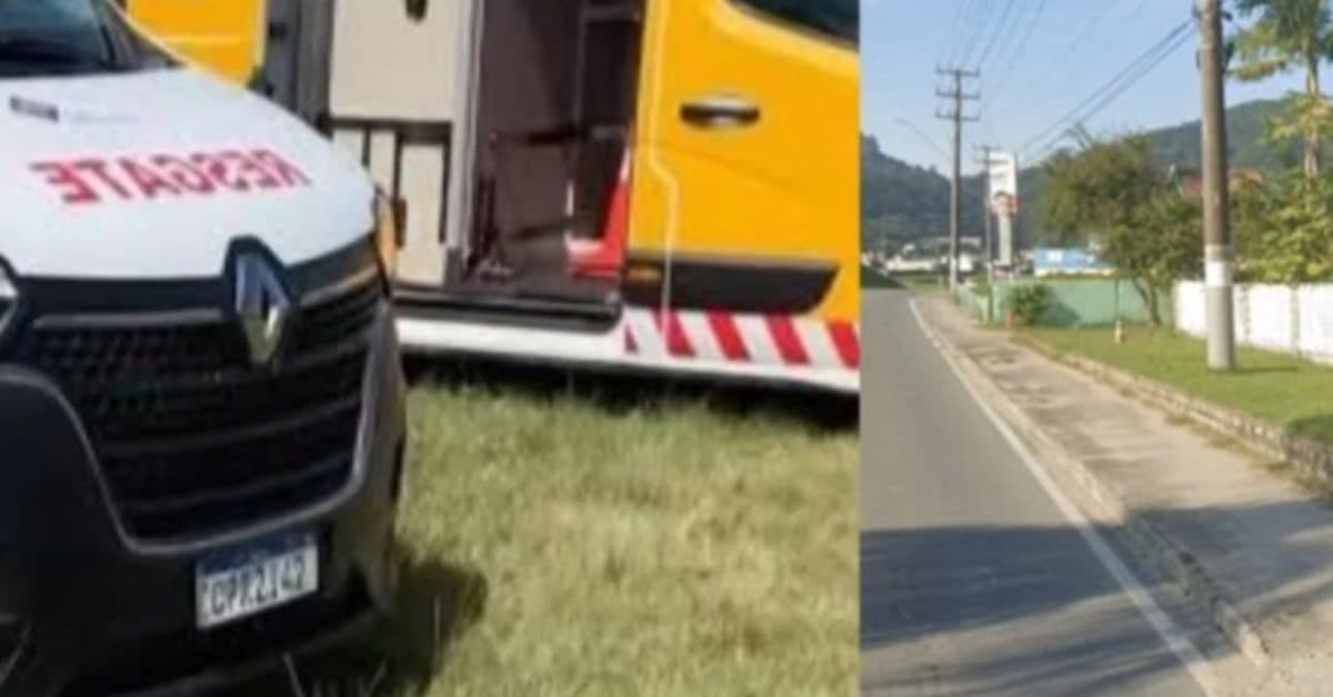 Motociclista morre em grave com caminhão na BR-101 em Balneário Camboriú