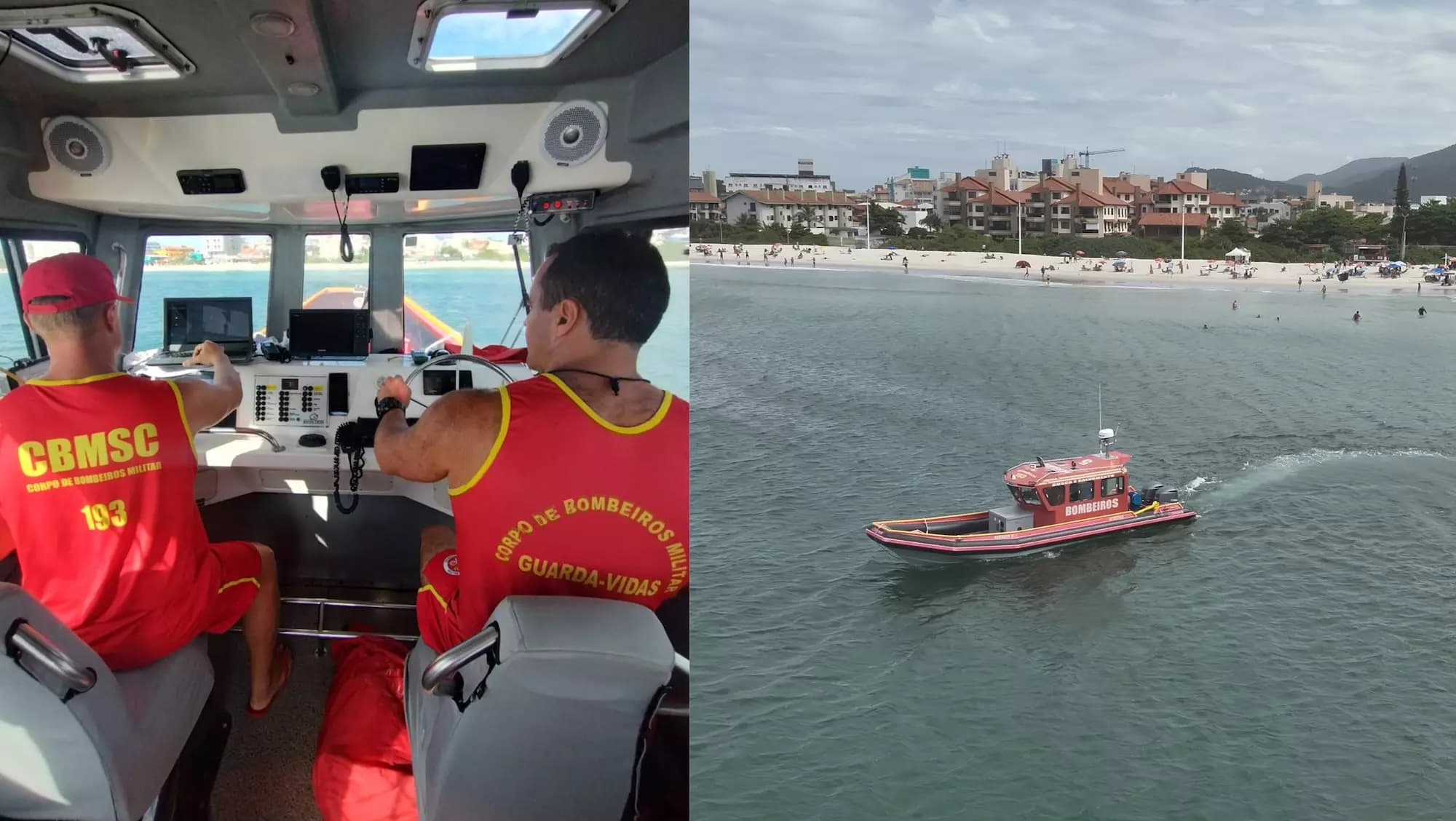 Adolescente segue desaparecido em praia de Florianópolis após 48h de buscas
