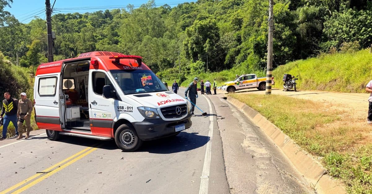 Motociclista tem perna amputada e morre após grave acidente na SC-390
