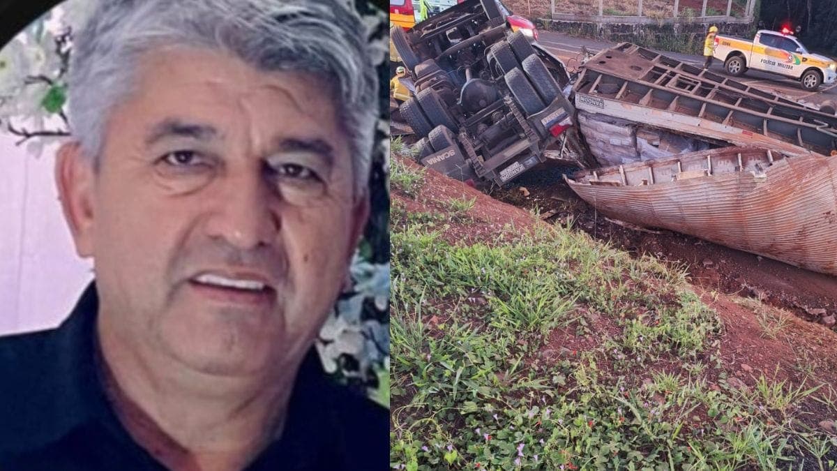  Caminhoneiro morre em grave acidente com carreta na SC-480