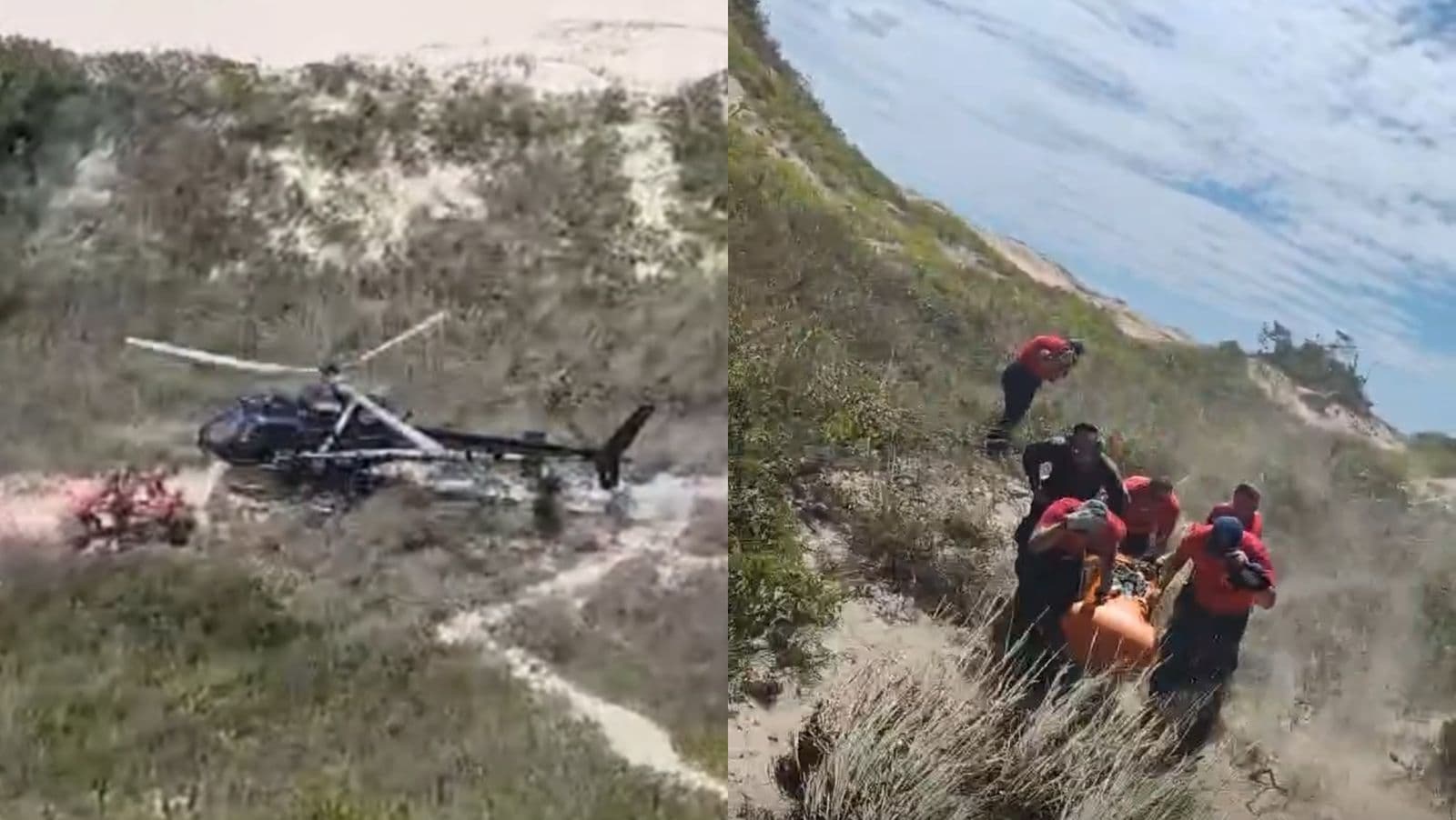 Homem é encontrado sem vida próximo de trilha em praia de Santa Catarina