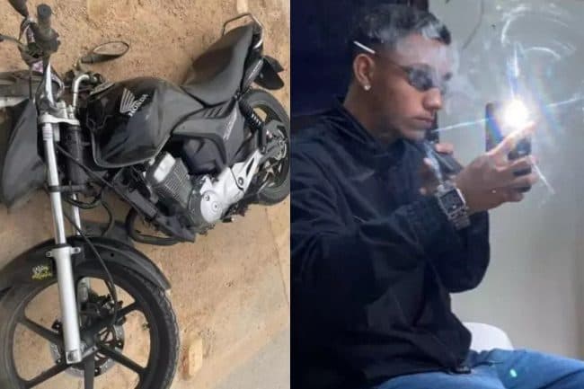 Motociclista tenta ultrapassagem proibida, cai sob caminhão e morre na hora