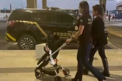 Retirada do Brasil com 19 dias de vida, bebê é repatriada após golpe de empresário preso em SC