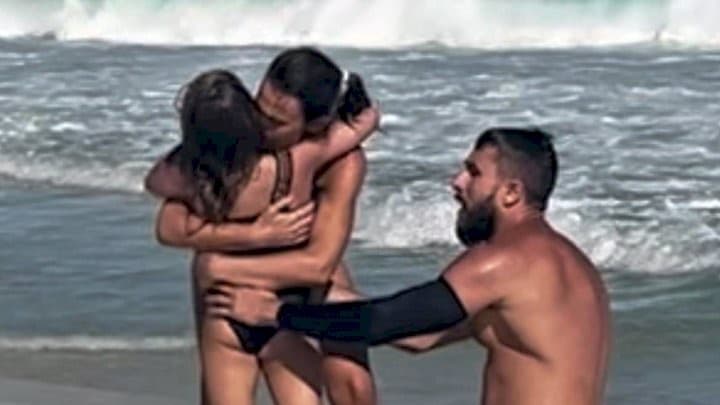 Em férias, policial de SC vê crianças se afogando e entra no mar para salvá-las no RJ