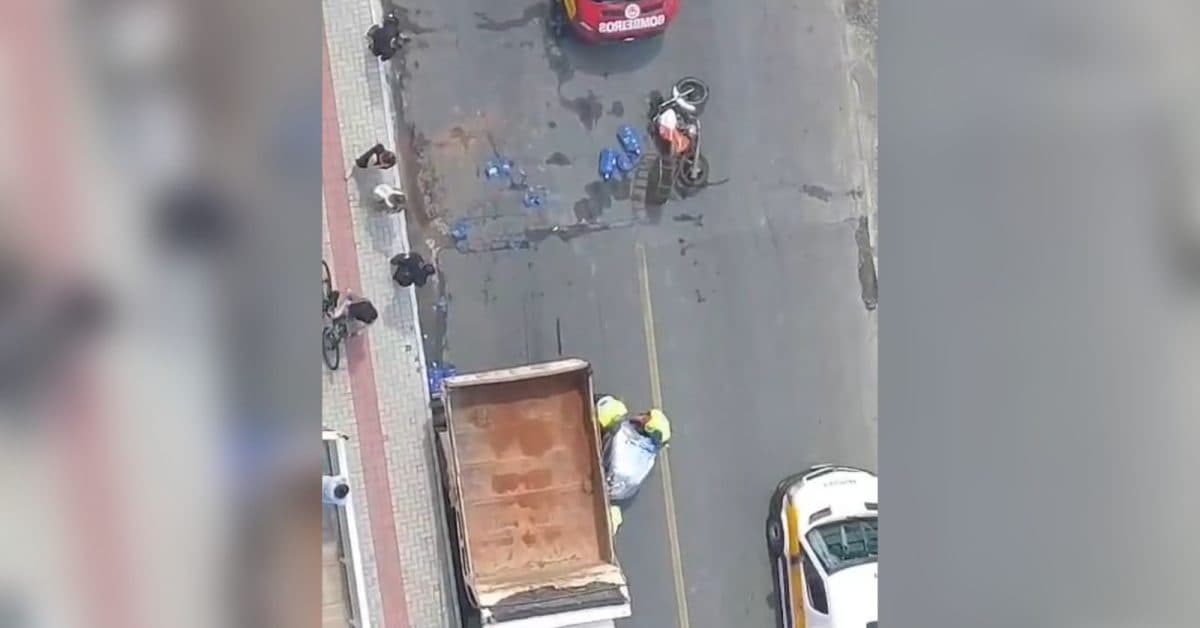 Entregador de água morre após grave acidente em Itajaí
