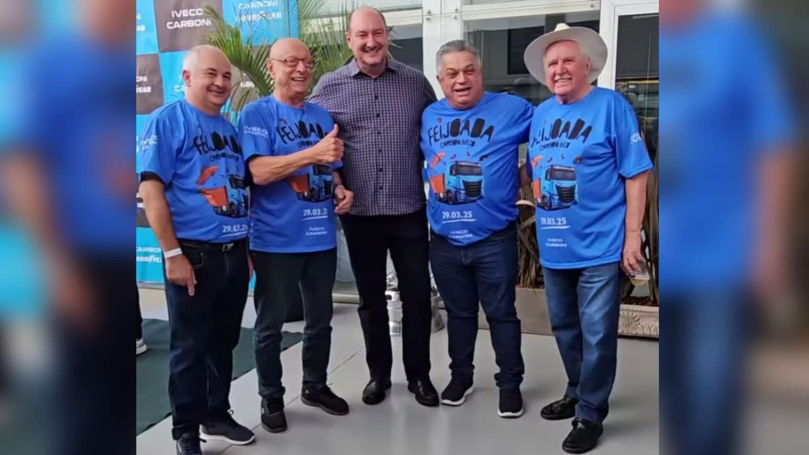 João Rodrigues e Esperidião Amin juntos em Concórdia