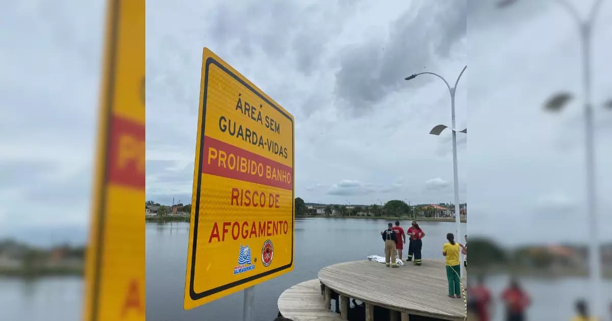 Homem morre afogado após entrar sozinho em lagoa