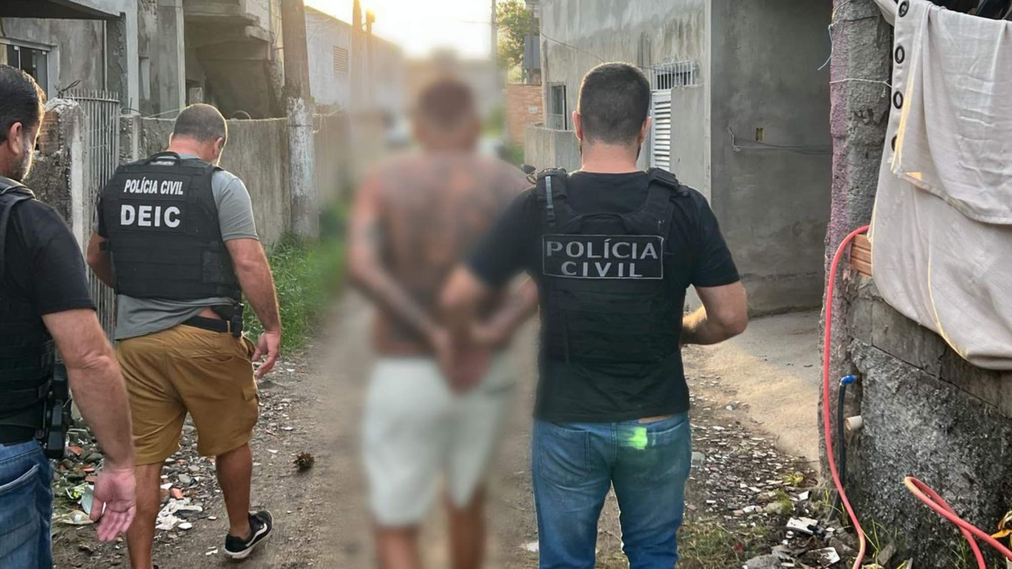 Polícia rastreia e captura faccionado condenado a mais de 51 anos em São José