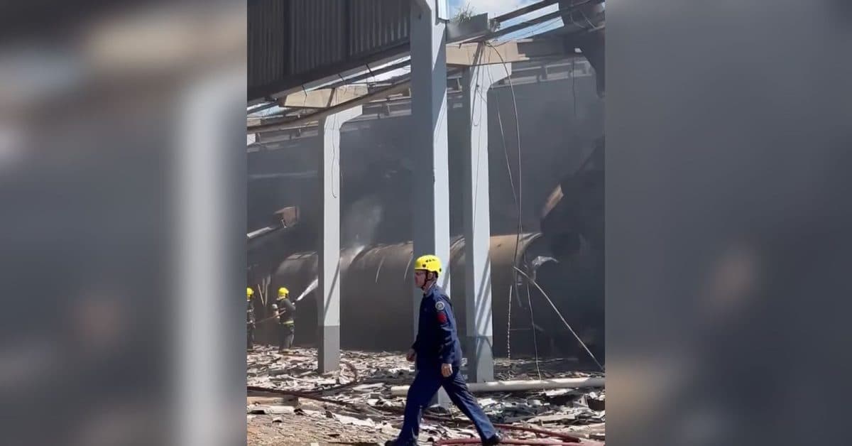 Explosão em caldeira dentro de empresa mobiliza bombeiros em Santa Catarina