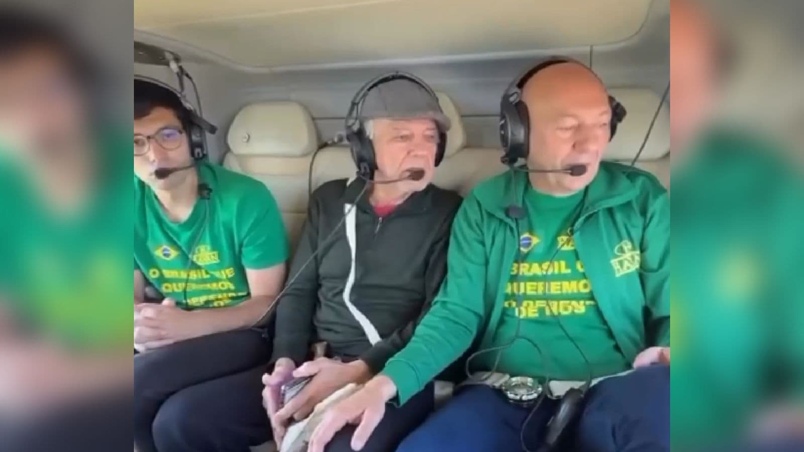 Luciano Hang surpreende idoso morador de Tijucas com carona de helicóptero na volta do hospital