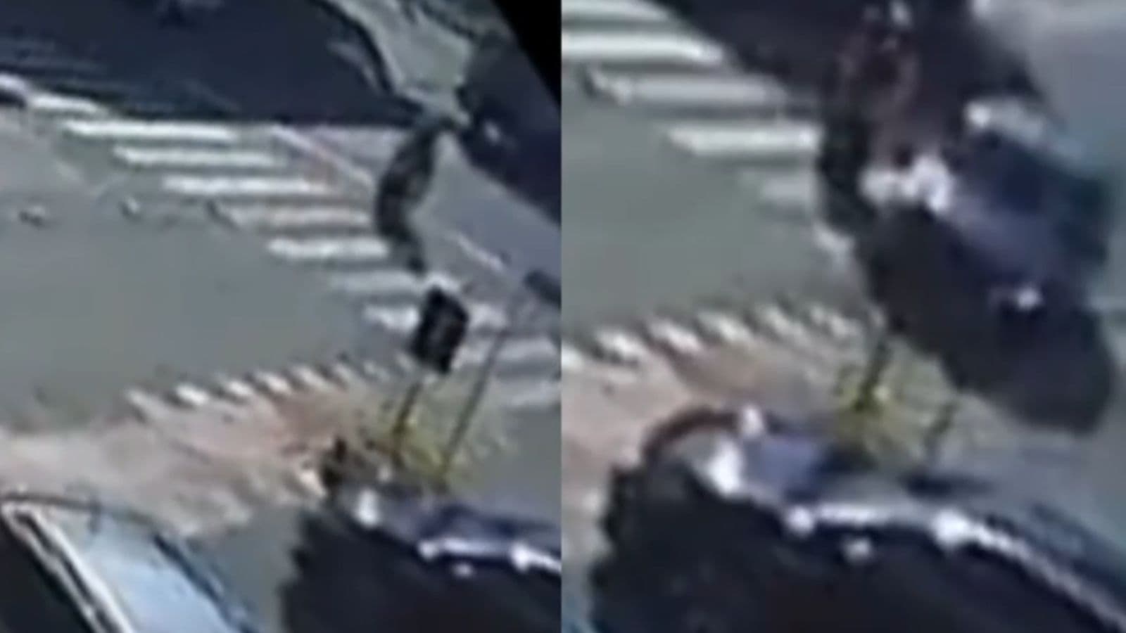 “De quem é a culpa?”: motorista joga carro em canteiro após ser surpreendido por moto