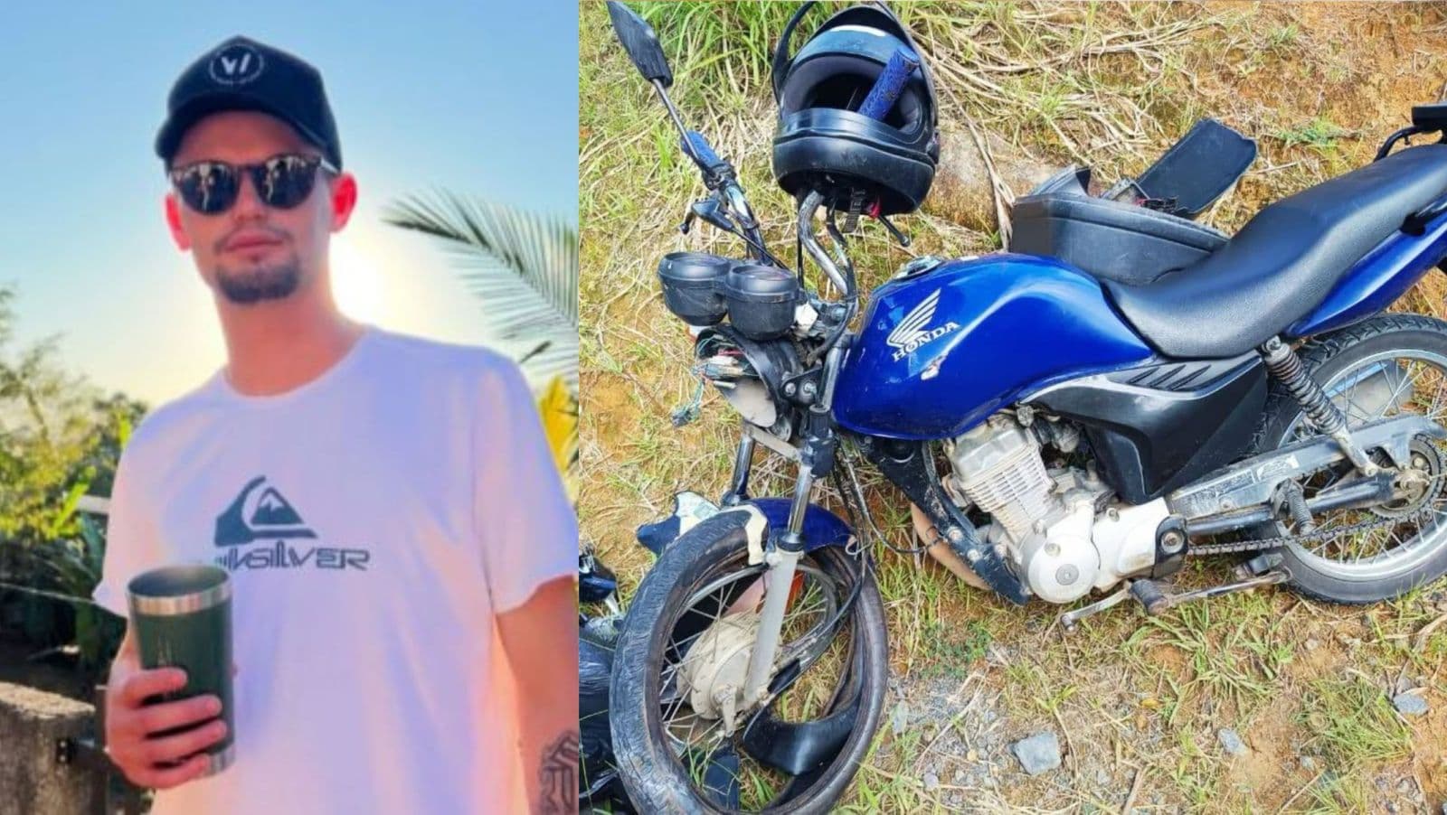 Jovem motociclista morre em grave acidente neste domingo de Páscoa em Blumenau